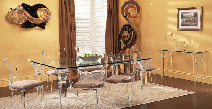 Adding Twist In Your Life and Rooms are Acrylic and Lucite Coffee Tables