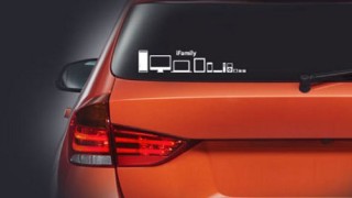 Move Along With Your Family All The Times By Pasting Custom Family Stickers On Your Car