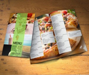 plastic restaurant menu printing
