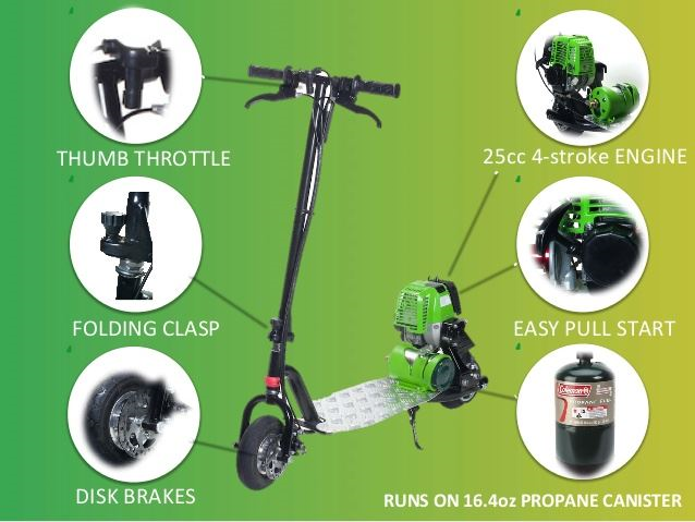 The ProGo 3000 Propane-Powered Scooter