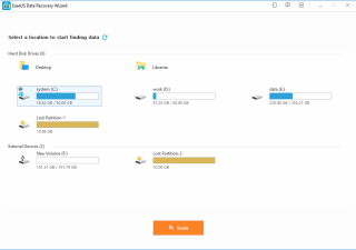 Easy Lost Data Recovery With EaseUS